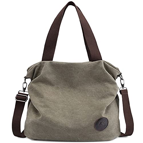 DIRRONA Donna Borse a Spalla in Tela Borse Mano Casuale Borsa a...