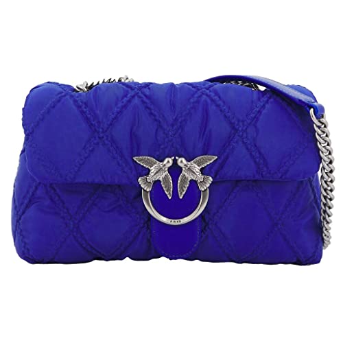 Pinko Love Classic Puff CL Recycled, Borsa Donna, F99O_Bluette...