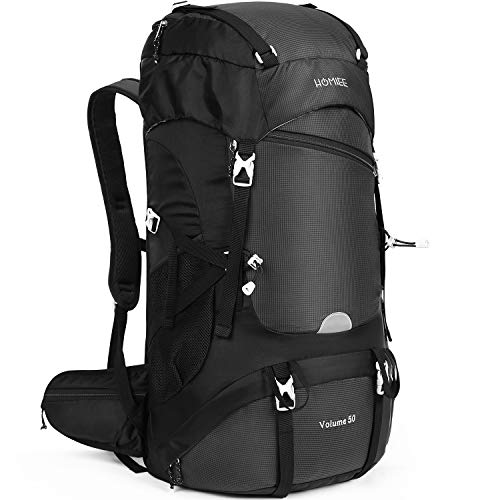 HOMIEE Zaino da Trekking 50L, Zaini da Escursionismo, Zainetto Leggero...