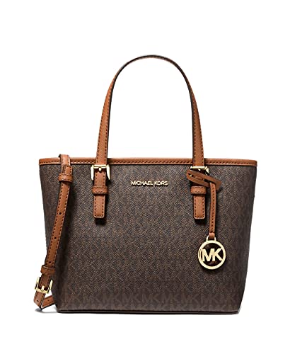 Michael Kors Tote da donna, Marrone Sig, XS, Trasporto tutto