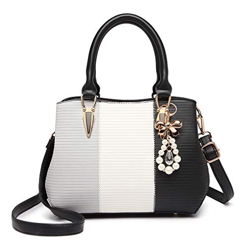 Miss Lulu Borsa a Mano Borsa a Tracolla Multicolore Borsa Da Donna...