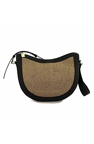 Borbonese Borsa Nera Donna Op Natural Style 903776768