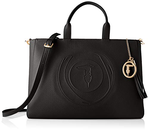 Trussardi Jeans Shopping, Faith Shopper LG Tumbled ECOLE Donna, Black,...