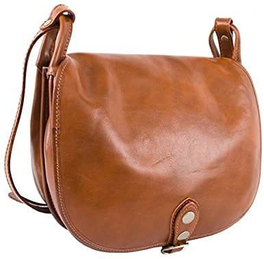 FFB Florence Factory Bags Borse a Tracolla e Zaini Silvy - Cognac in...