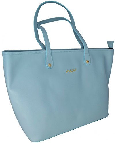 ALVIERO MARTINI Borsa Spalla Donna Azzurra Shopping Bag Light Blue...
