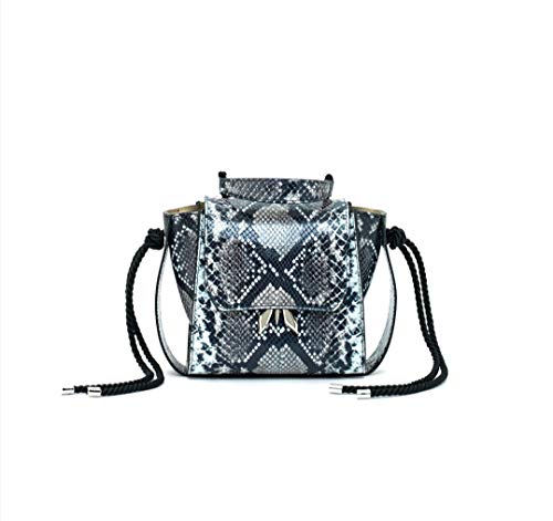 PATRIZIA PEPE, borsa, pitonata, borsa a mano, borsa a spalla, donna