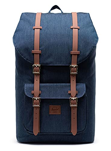 Herschel Little America, Zaino Unisex Adulto, Indigo Denim Crosshatch,...
