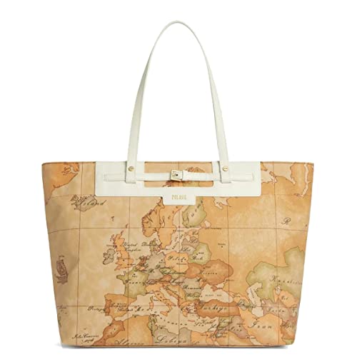 Alviero Martini 1a classe Shopping Bag Selene Soft Bianco Cotone