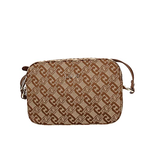 Borsa Liu Jo manhattan S tracolla logo LJ AF1161 T6438 tortoise she