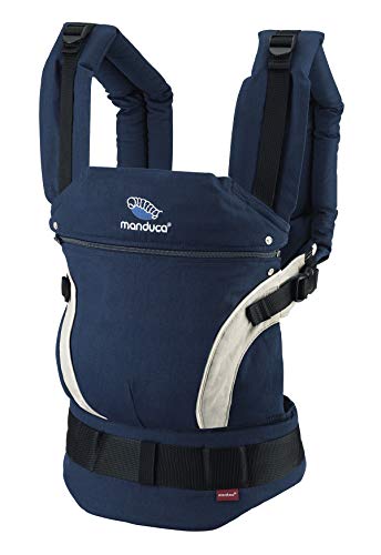 manduca First Baby Carrier HempCotton navy Marsupio in Tela...