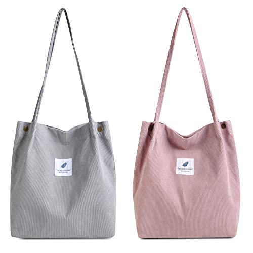 Makukke Borsa a Tracolla Donna - 2 Pezzi Borsa in Velluto a Coste...