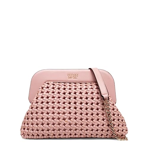 Guess borsa donna tracolla pelle intreccio rosa misure 20x30x8 cm cod....