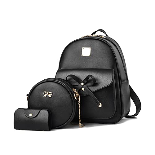SUKUTU Zaino da donna Borse da scuola alla moda in pelle PU...