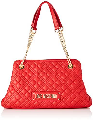 Love Moschino JC4013PP1GLA0, Borsa a Spalla, Donna, Rosso, Taglia...