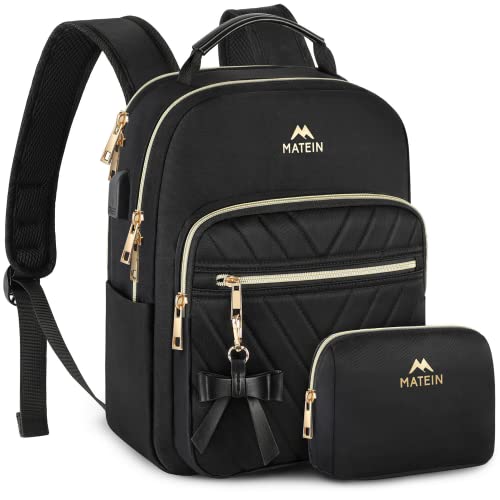 MATEIN Zaino Donna Elegante, Casual Daypack Piccola con Porta di...