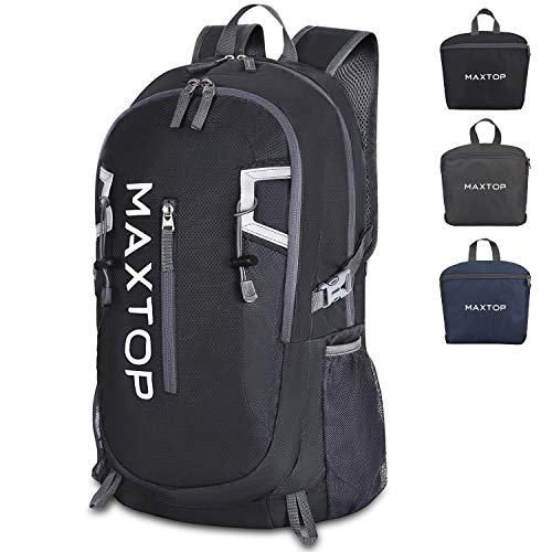 MAXTOP Zaino trekking 40 Litri pieghevole ultra leggero impermeabile...