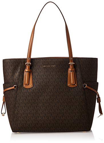 Michael Kors Voyager, Borsa Donna, Marrone (Brown), 16x29x39...