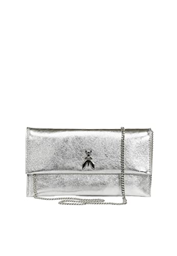 PATRIZIA PEPE Pochette Pelle Argento
