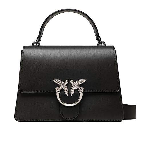 Pinko Love One Top Handle Classic LI, Borsa Donna, Z99O_Nero-Old...