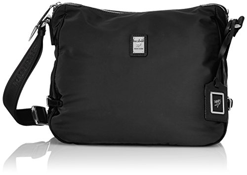 piero guidi Lineabold Daytime Borsa a Tracolla, 32 cm, Nero