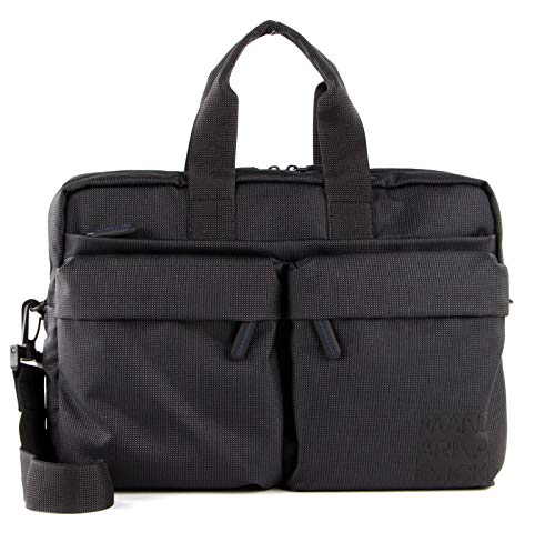 Mandarina Duck, DISTRICT BRIEFCASE Uomo, Black Ink, Taglia unica