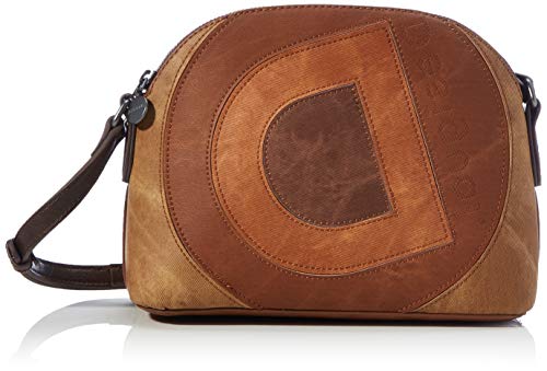 Desigual Accessori Pu Across Body Bag, Borsa A Corpo Donna, Marrone, U
