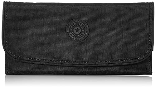 Kipling Money Land, Portafogli in cotone Donna, Leggero, Nero Noir,...