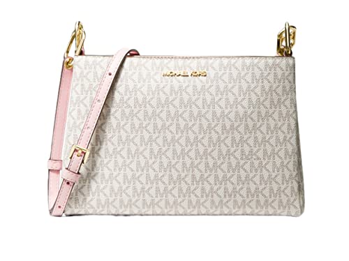 Michael Kors Coated Canvas Crossbody Bag Purse Messenger Handbag...
