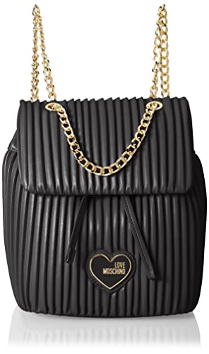 Love Moschino JC4046PP1GLA1, Zaino, Donna, Nero, Taglia unica