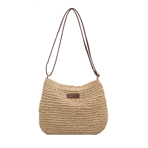 LONGSHENGDA Borsa a tracolla in paglia estiva donna borsa a tracolla...