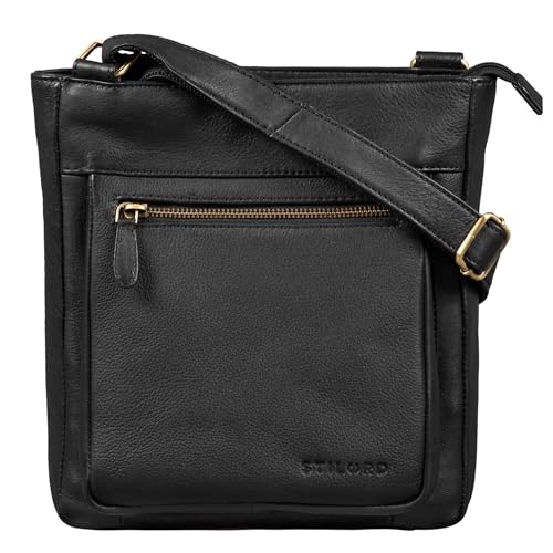 STILORD 'Kaja' Borsa Cuoio Donna Vintage Piccola Borsa a Tracolla...