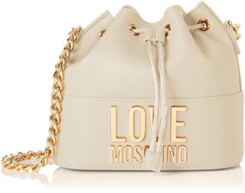 Love Moschino JC4101PP1GLI0, Borsa a Spalla, Donna, Avorio, Taglia...