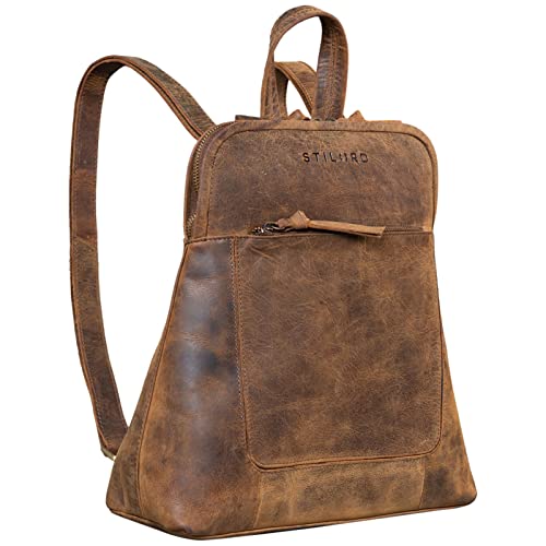 STILORD 'Cathy' Zaino Donna Elegante Pelle Daypack Zainetto Borsa...