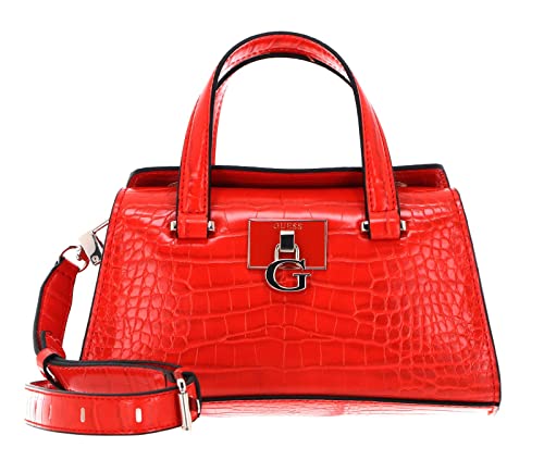 Guess Stephi Mini Satchel Bag Spice Orange