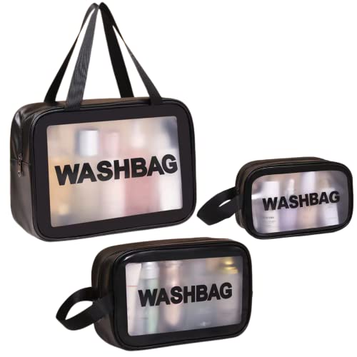 Evmyo 3 in 1 Beauty Case Donna da Viaggio 3 Pezzi Borse da Toilette...