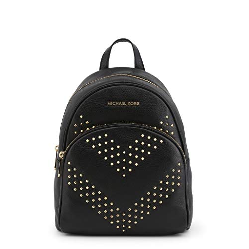 Michael Kors Abbey - Zaino in pelle martellata con borchie a zig zag,...