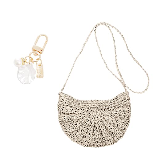 YSDYY 1 Pezzo Borsa da Donna in Paglia con Una Spalla Estiva Borsa a...