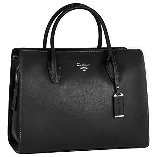 David Jones - Borsa a Mano Elegante Donna - Tote Shopper Bag PU Pelle...