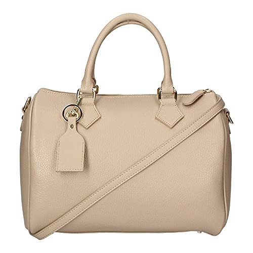 Chicca Borse Borsa donna bauletto a mano 30x23x18cm vera pelle dollaro...