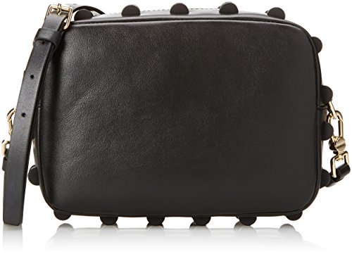 Borbonese 954771400, Borsa a Spalla Donna, Nero (Nero/Nero), 21x15x7...