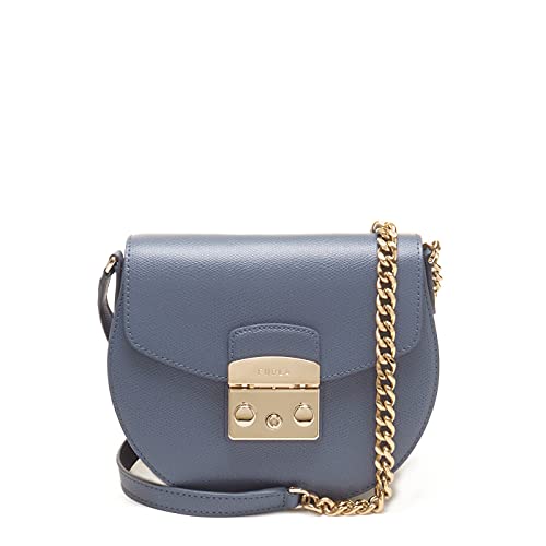 BATJEP0.ARE000 DE000 BLU DENIM FURLA Borsa Donna CROSSBODY MINI ROUND