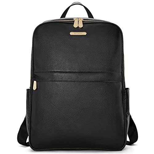 BOSTANTEN Cuoio genuino 15.6 pollice Laptop Zaino Borsa per le Donne...