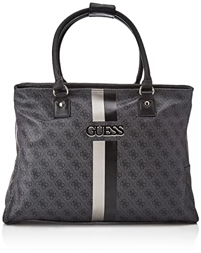 Guess, VIKKY SHOPPER TOTE Donna, COAL/BLACK, Taglia unica