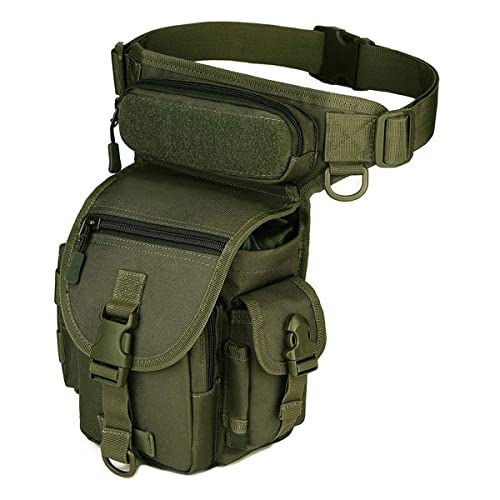 Huntvp® Marsupio Cosciale Tattico Militare Borsa Gamba Moto Molle...