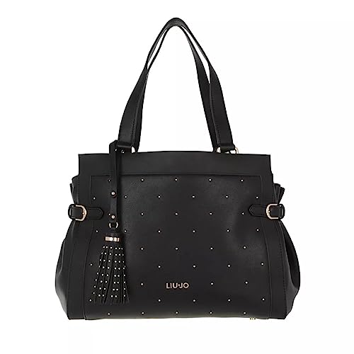 Borsa Liu Jo contemporanea L shopper con micro borchie NF1017 E0003...