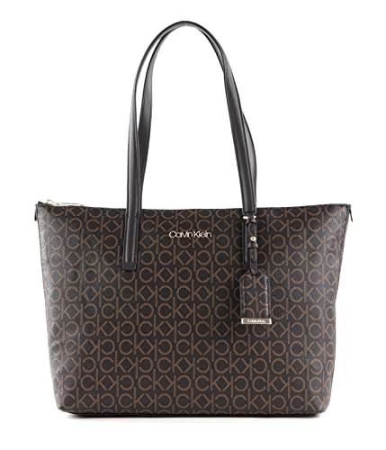 Calvin Klein CK Must Shopper MD Mono Brown Mono