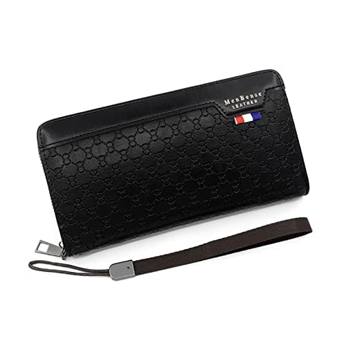 Eshow Pochette da Uomo in Pelle PU, Borsello a Mano da Polso,...