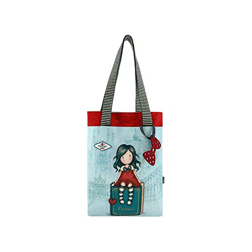 Gorjuss 794gj02 Borsa Messenger, 37 cm, Blu (Azul)