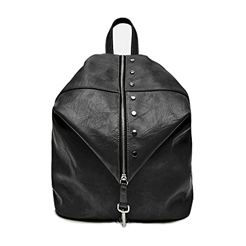 BATA Zaino da Donna con borchie e chiusura a Cerniera