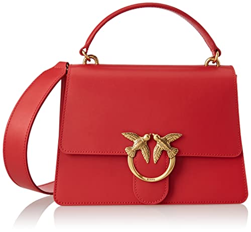 Pinko Love One Top Handle Classic LI, Borsa Donna, R41Q_Rosso...
